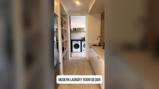 Современный дизайн прачечной