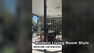 Современный дизайн гостиной в доме