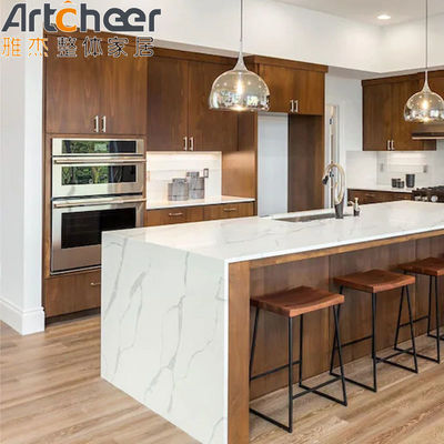 Базовые шкафы современный стиль Классический кухонный шкаф с фанерой из твердого дерева