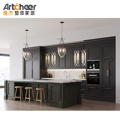 Современный дизайн кухонный шкаф с экологически чистыми полками